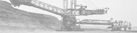Tagebau Schaufelradbagger